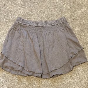 American Eagle AE braided layered boho flare skirt